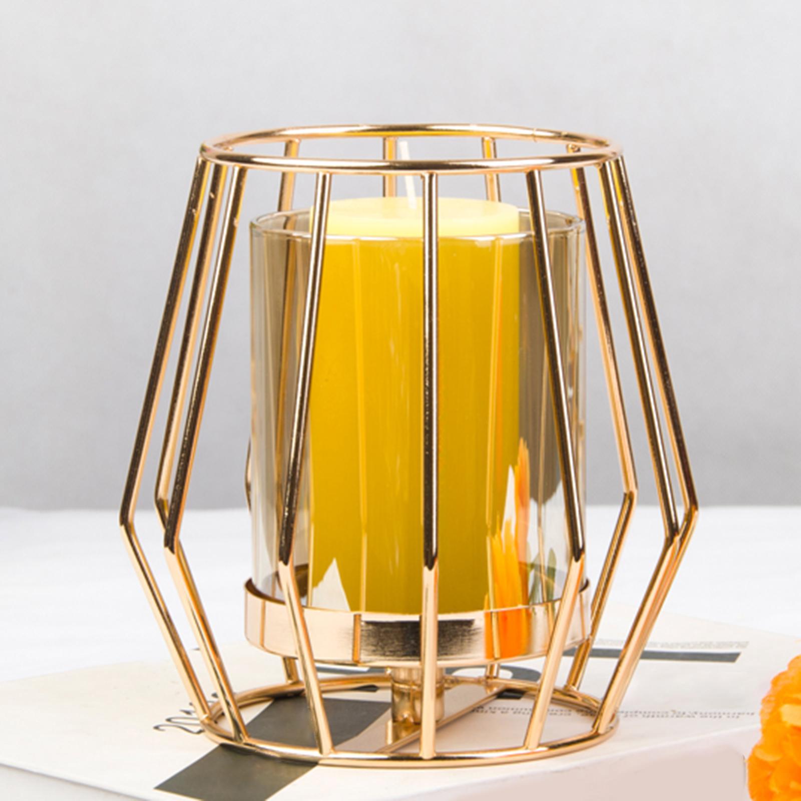 Iron Candle Holder Tealight Candlestick  Flower Vase Event Decor