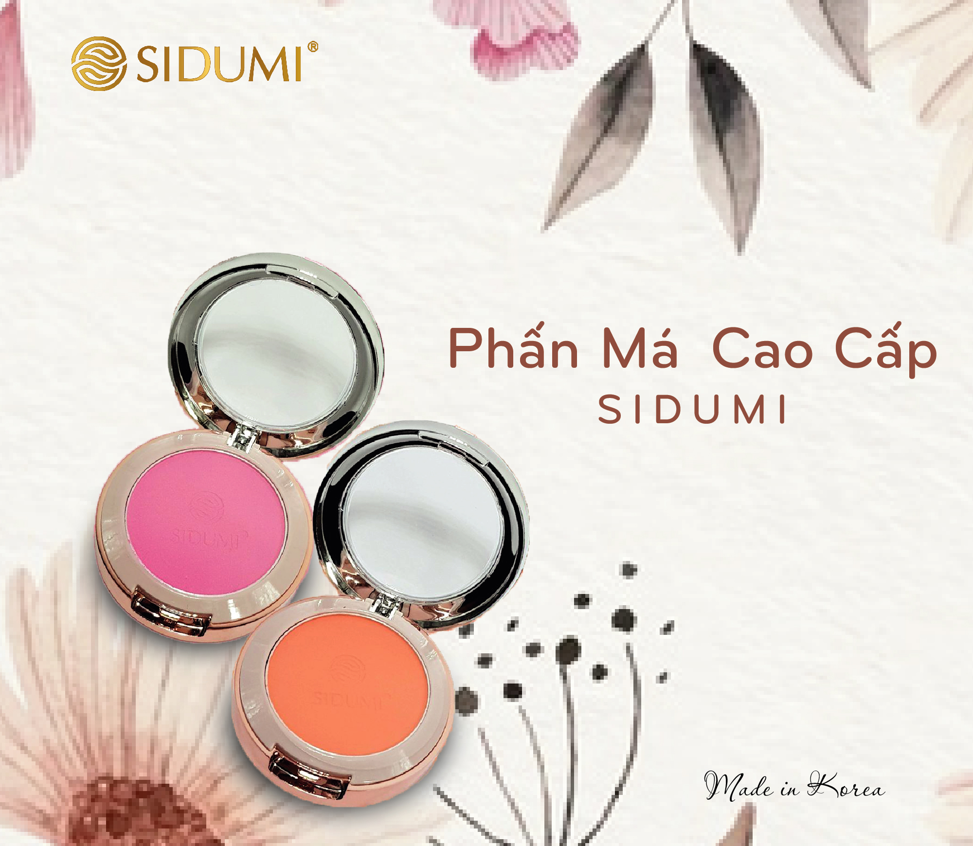 Phấn Má Hồng Cao Cấp Sidumi - SDM PM312