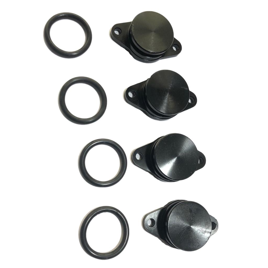 4pcs 33mm Swirl Flap Blanking Bungs Kit for BMW E60 E61 E90