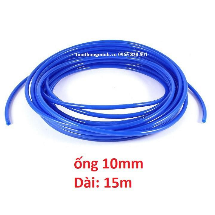 Set 15m dây ống phun sương PU 10mm cho máy bơm phun sương