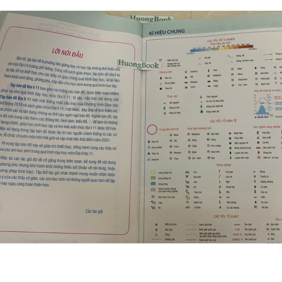 Sách - Tập Bản Đồ Địa Lí 11  - ĐN