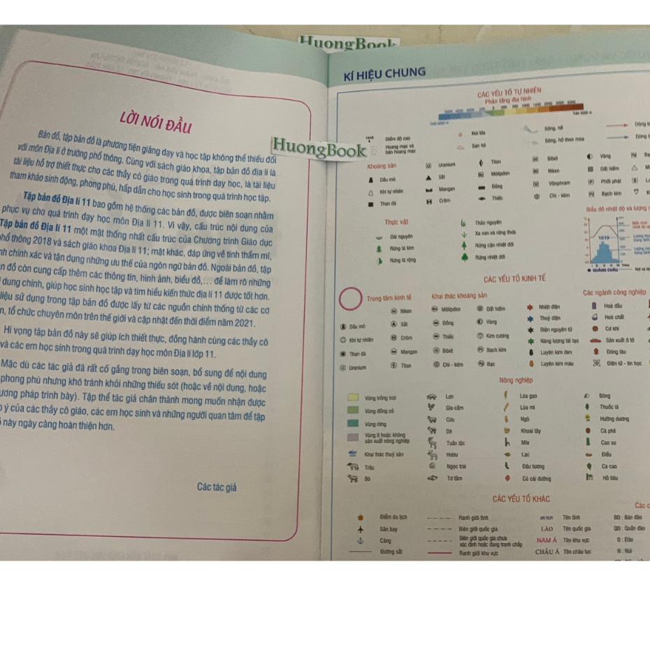 Sách - Tập Bản Đồ Địa Lí 11 ( Mới 2023 ) - ĐN