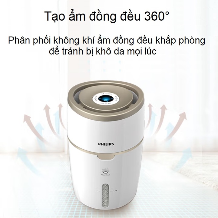 Máy Tạo Độ Ẩm Thương Hiệu Philips NanoCloud HU4816/00 - HÀNG NHẬP KHẨU