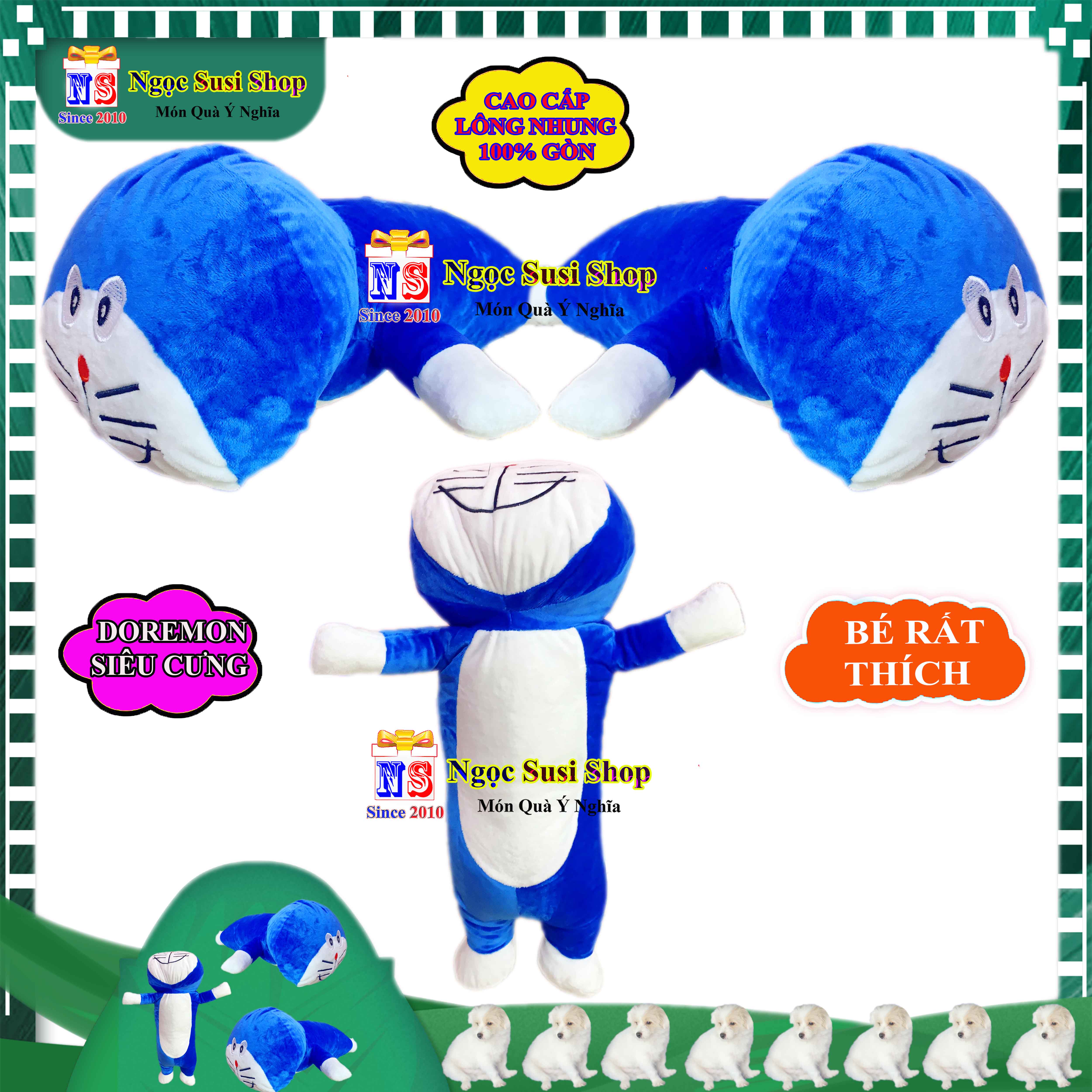 THÚ NHỒI BÔNG DORAEMON DOREMON BÉ RẤT THÍCH ÔM NGỦ - GẤU BÔNG ĐÔRÊMON HÀNG ĐỘC