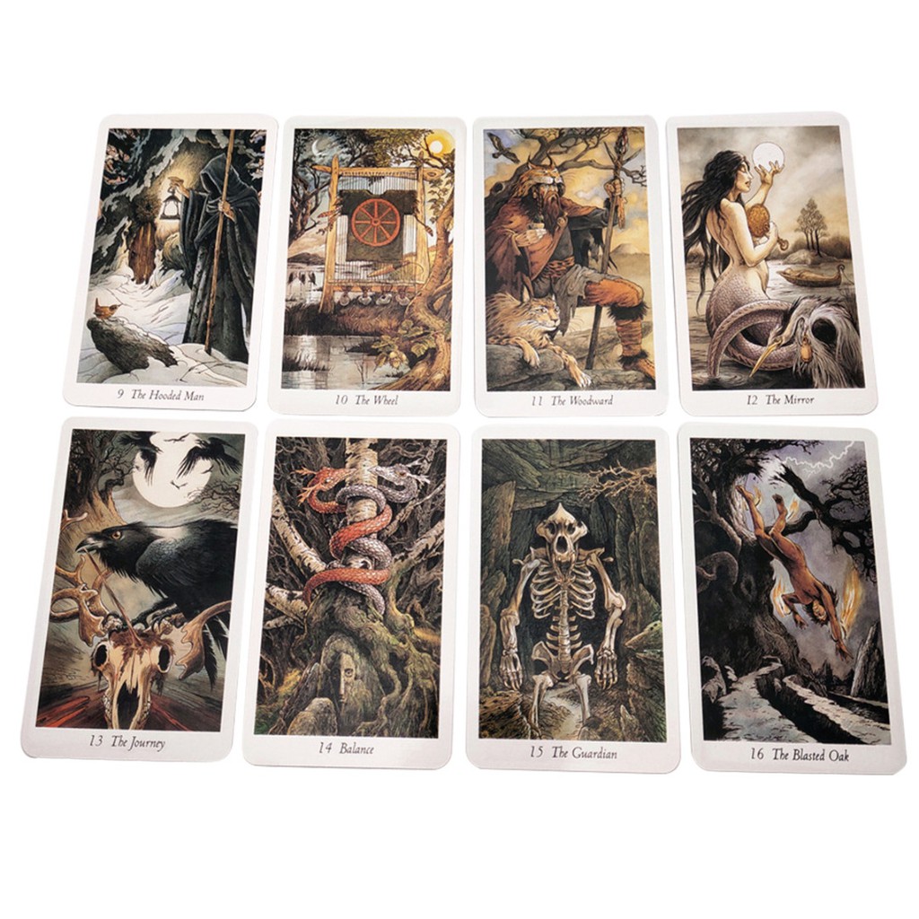 Combo Bộ Bài Bói Tarot Wild Wood Tarot và Khăn Trải Bàn Tarot