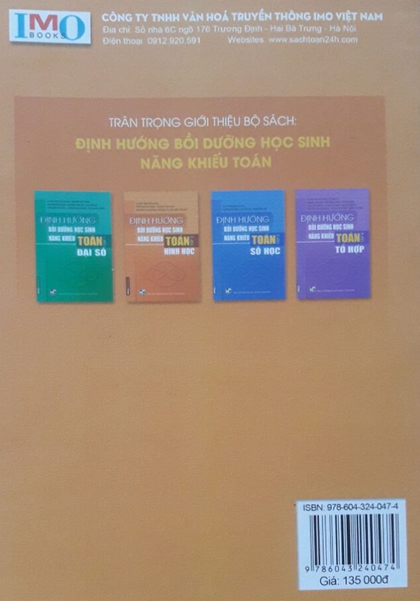 Định hướng bồi dưỡng học sinh năng khiếu Toán tập 2 – Tổ hợp (Lê Anh Vinh)