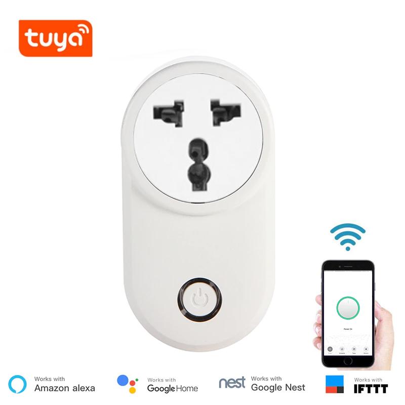 Ổ Cắm Wifi Điều Khiển Qua Điện Thoại Tuya TC5