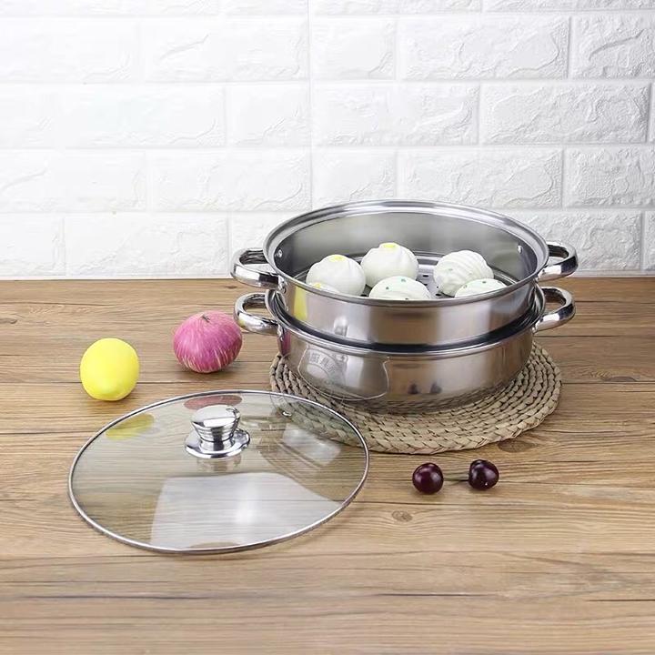 Nồi Hấp Inox 2 Tầng Đa Năng Modosa - Hàng Chính Hãng