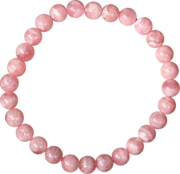 Vòng Đá Đào Hoa Brazil 7mm Ngọc Quý Gemstones VT128