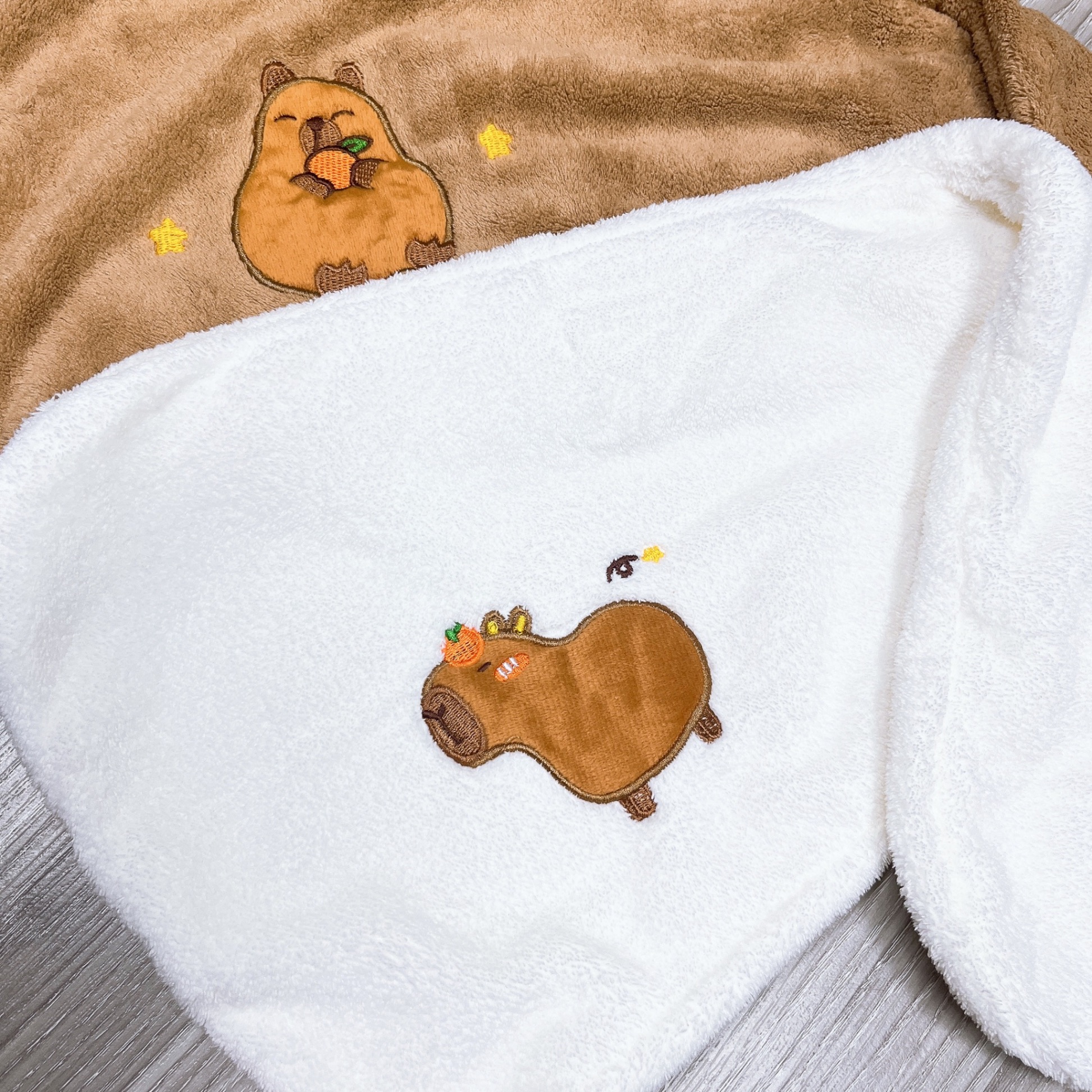 Khăn Quấn Khô Tóc CAPYBARA Siêu Thấm Hút Loại Lớn Dày