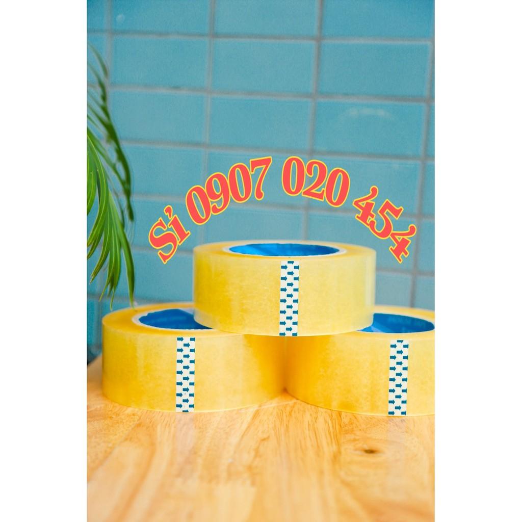 Băng keo opp trong/đục dán thùng siêu dính siêu rẻ 200y/2kg/ 1 cây 6 cuộn
