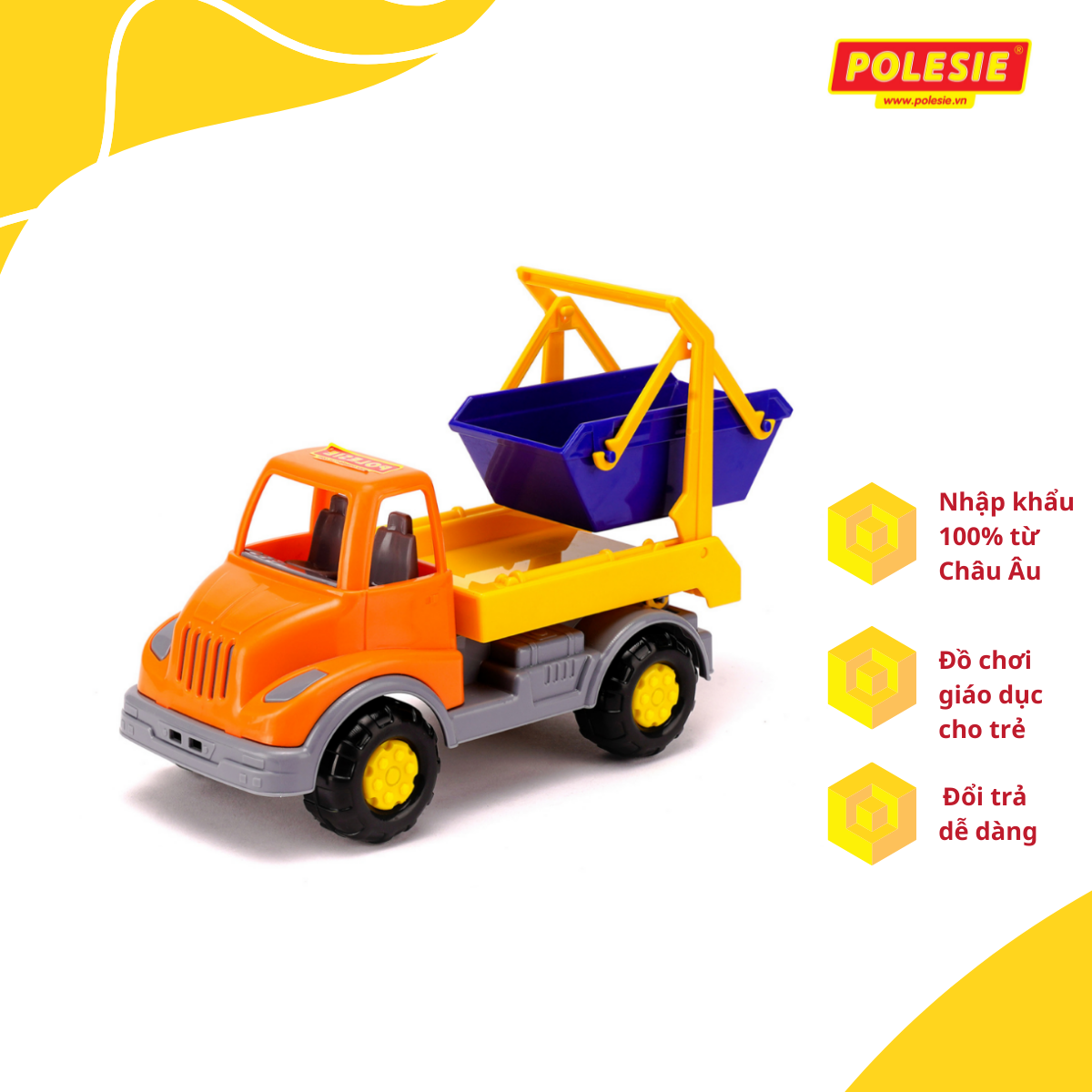 Xe tải đồ chơi Leon – Polesie Toys