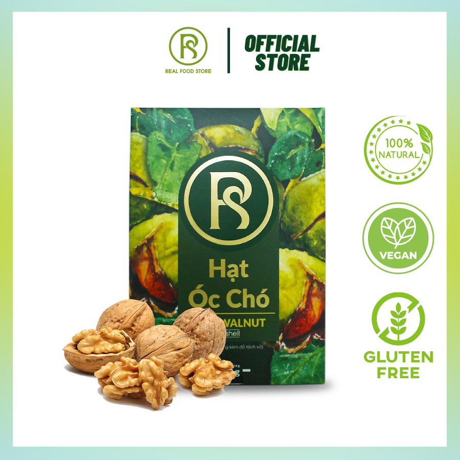 [QUÀ TẾT] 250G Hộp Hạt Óc Chó CHÍNH HÃNG Real Food