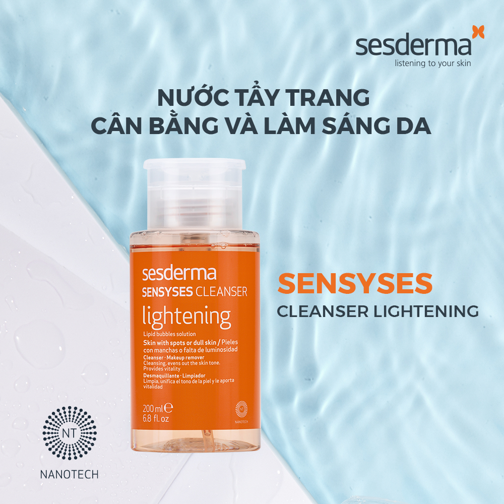 Nước tẩy trang Sensyses Cleanser Lightening cho mọi loại da 200ml