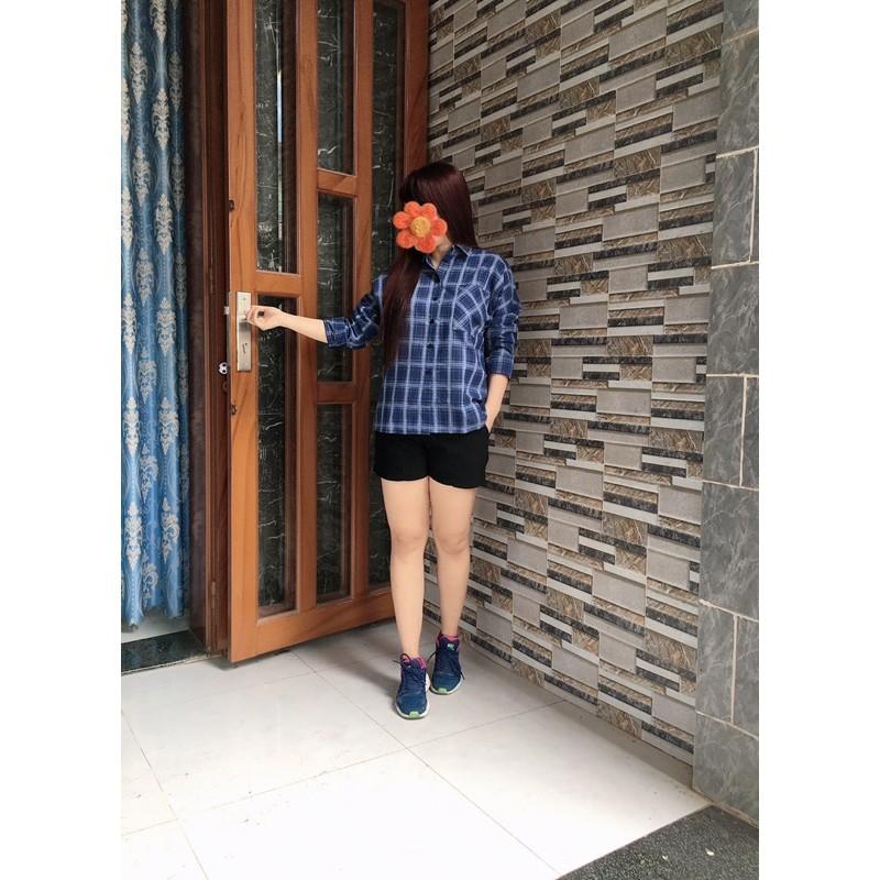 Áo sơ mi oversize caro