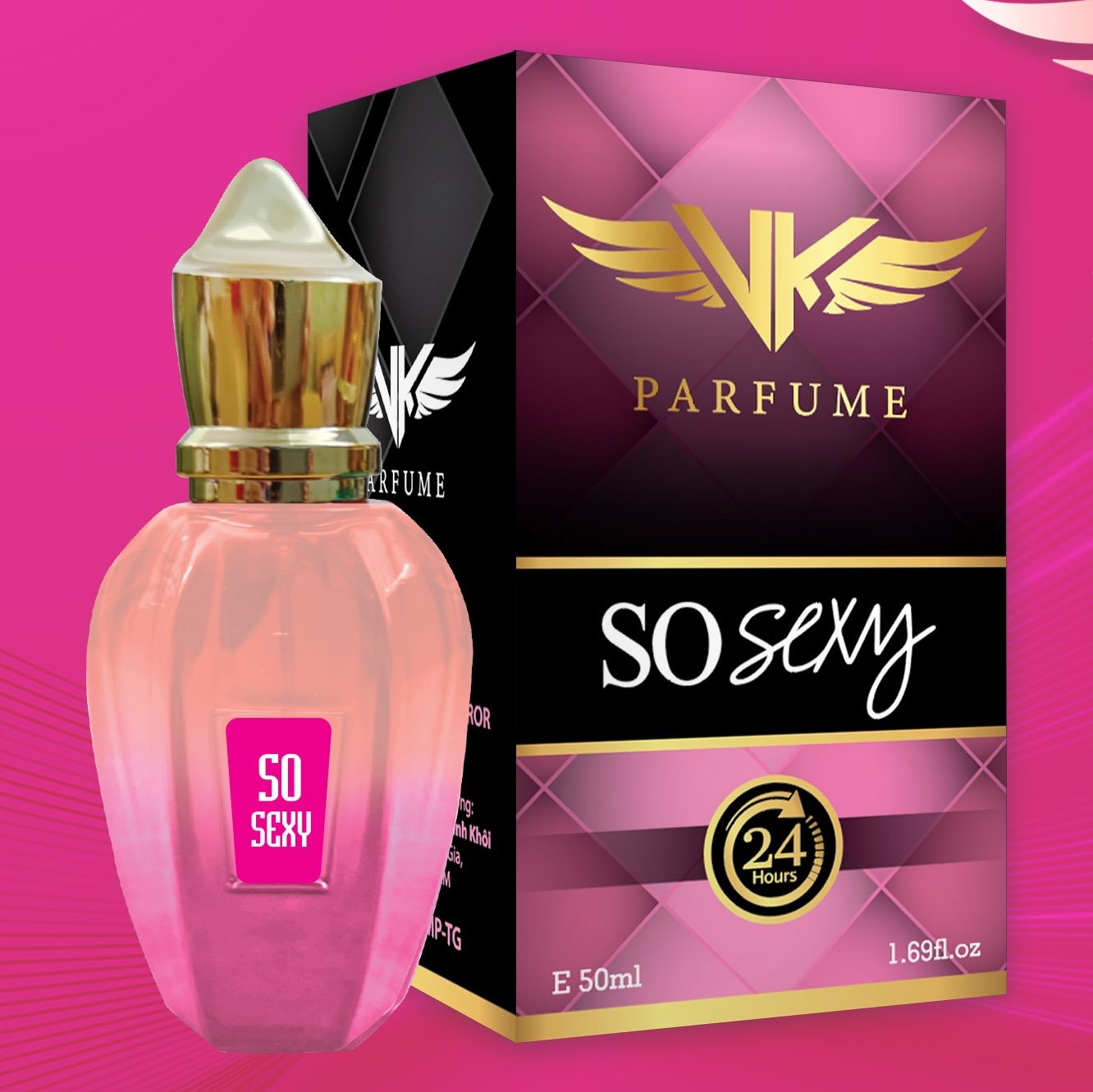 NƯỚC HOA KAT&amp;KEV SO SEXY 50ML_SANG TRỌNG, THANH LỊCH CHO PHÁI ĐẸP (lưu hương liên tục 24h)