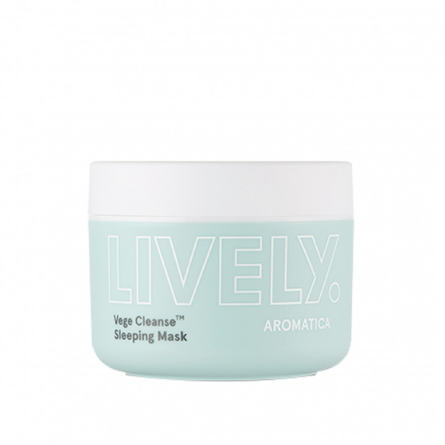 Mặt nạ ngủ chiết xuất rau củ giúp thải độc, dưỡng ẩm da AROMATICA Lively Vege Cleanse Sleeping Mask