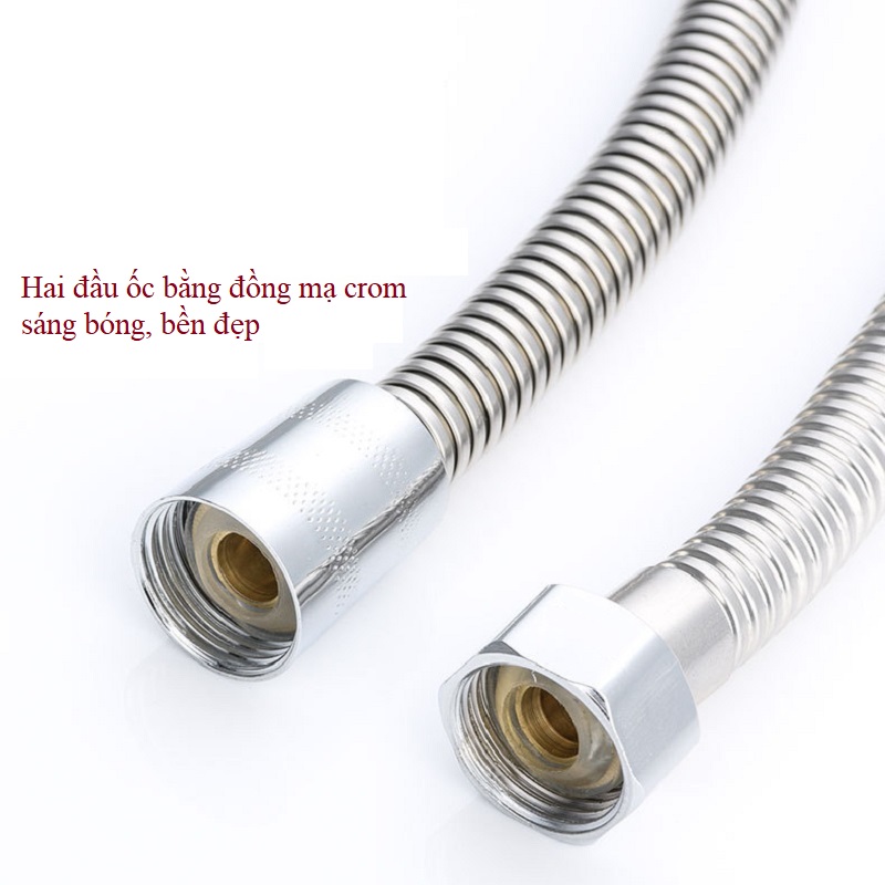 Dây sen tắm inox chống xoắn dài 1,5m