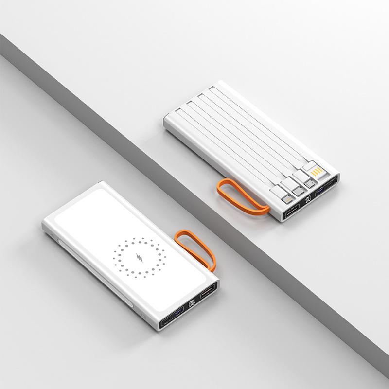 Đảm bảo chất lượng di động mới siêu mỏng khép kín sạc không dây kho báu 20000 mAh dung lượng lớn sạc nhanh năng lượng di động quà tặng