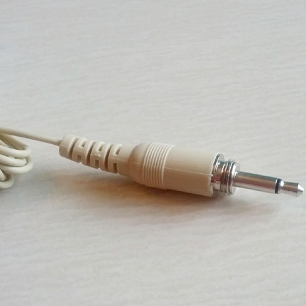 1X3.5 Mm Jack HEADWORN Micro Gắn Đầu Mic Cầm Tay, Màu Be