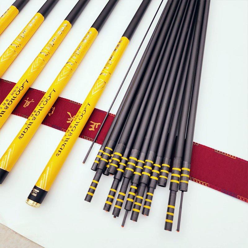 Cần câu đài Thiên Vương Thần Vũ 6H độ dài từ 3m6 đến 8m1 mã CD36