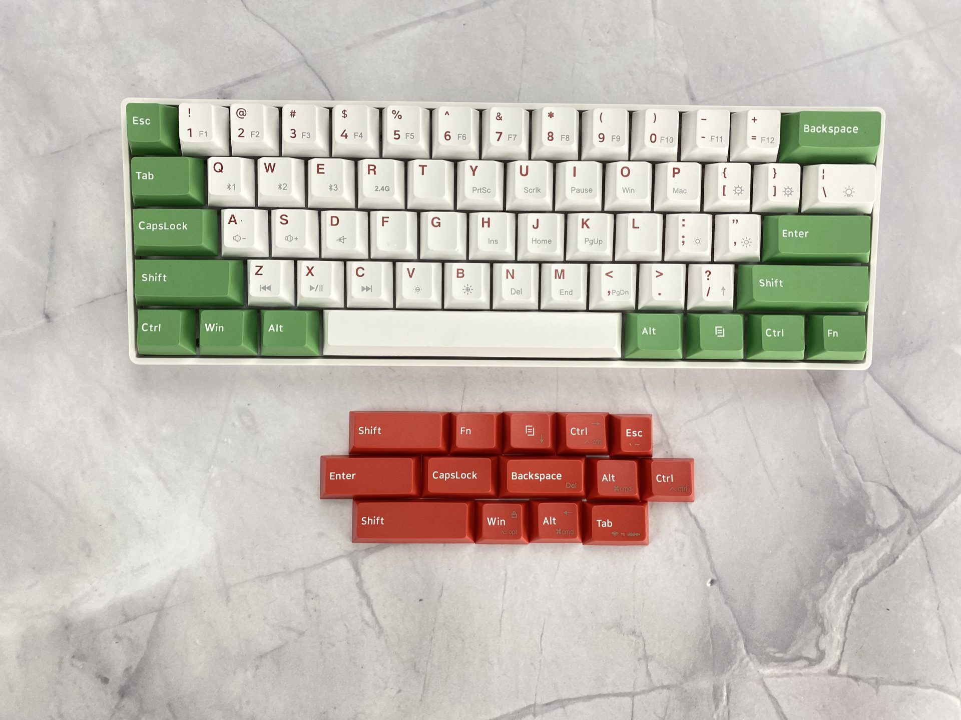 Bàn phím cơ không dây Dual Mode Newmen GM610Dy MX Hotswap Keycap PBT - Hàng Chính Hãng