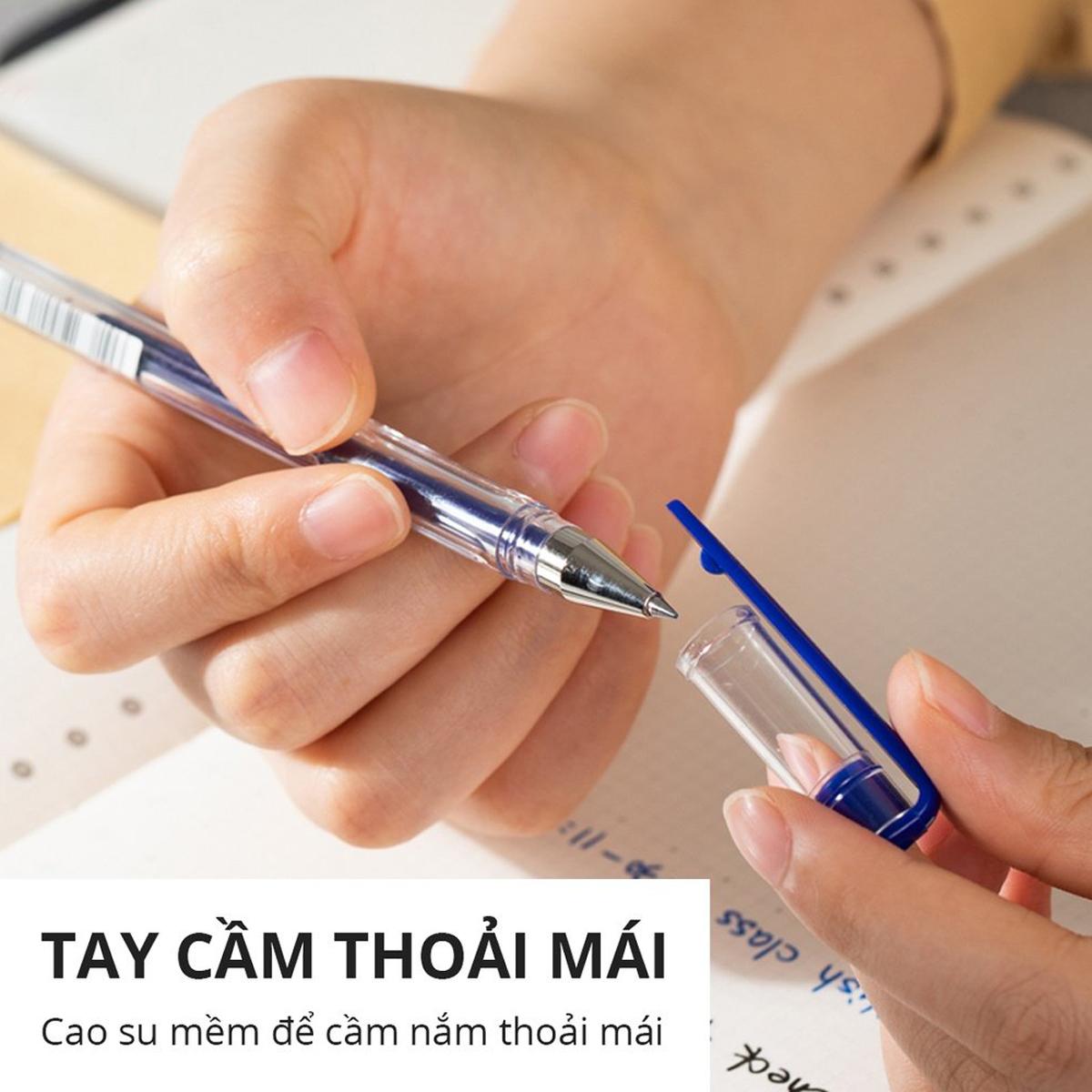 Bút Gel 0.5 mm - Deli EG65-BK - Mực Đen