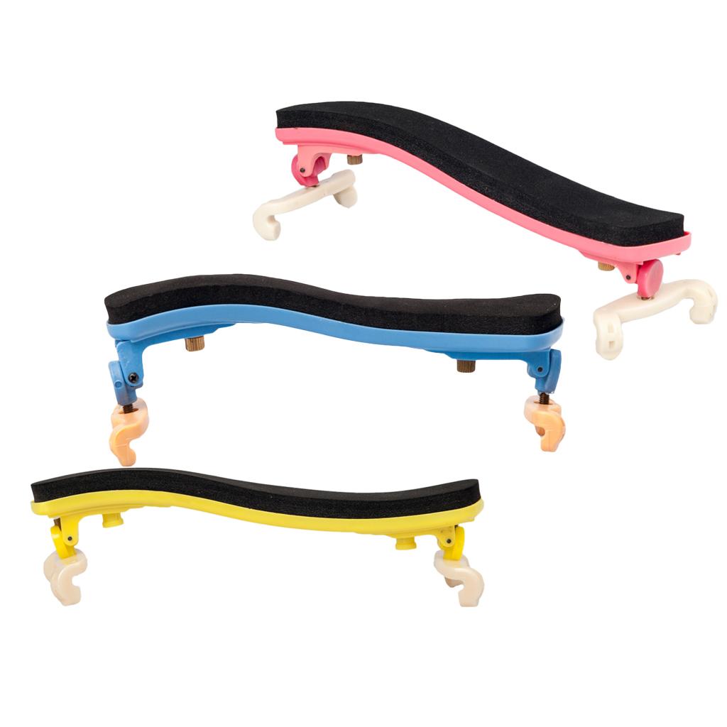 Adjustable Violin Shoulder Rest Musical Support for 4/4 3/4 Size Violins