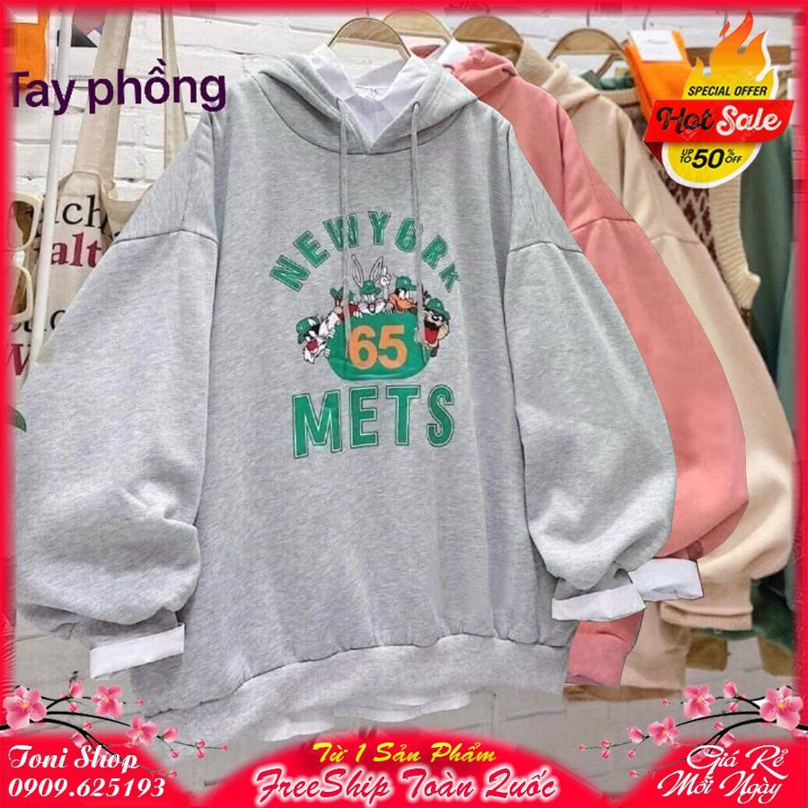 ÁO HOODIE - ÁO KHOÁC NỈ NGOẠI Cánh Dơi Tay Phồng (HD2100 - Ảnh Thật)