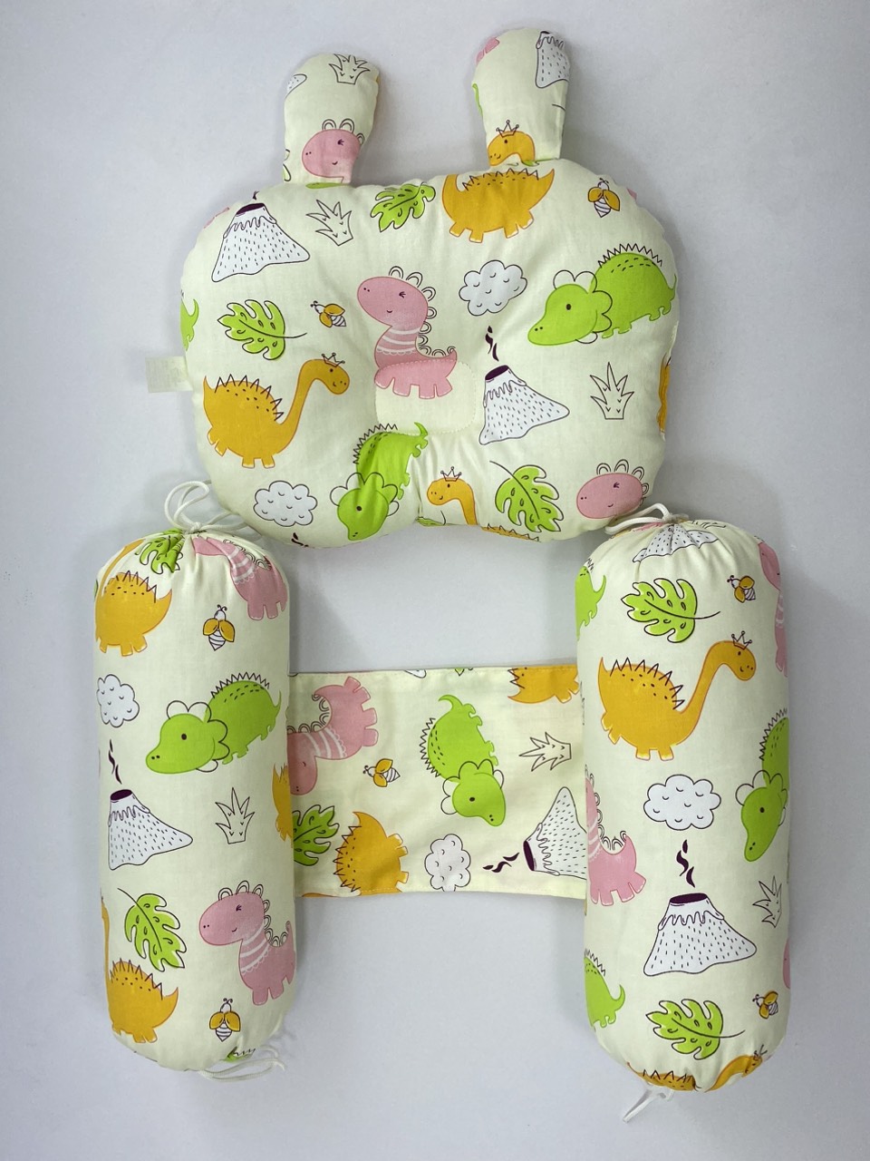 Bộ Gối Chặn Bé Sơ Sinh BabyTop ( 22x30 )( 10x30 )cm x2 ( Màu và họa tiết ngẫu nhiên )