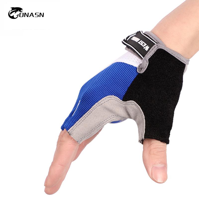 ONASN Câu Cá Ngoài Trời Găng Tay Thoáng Khí Ngón Chống Trượt UV Găng Tay Chống Nắng Nam Nữ Thể Thao Phụ Kiện Câu Cá