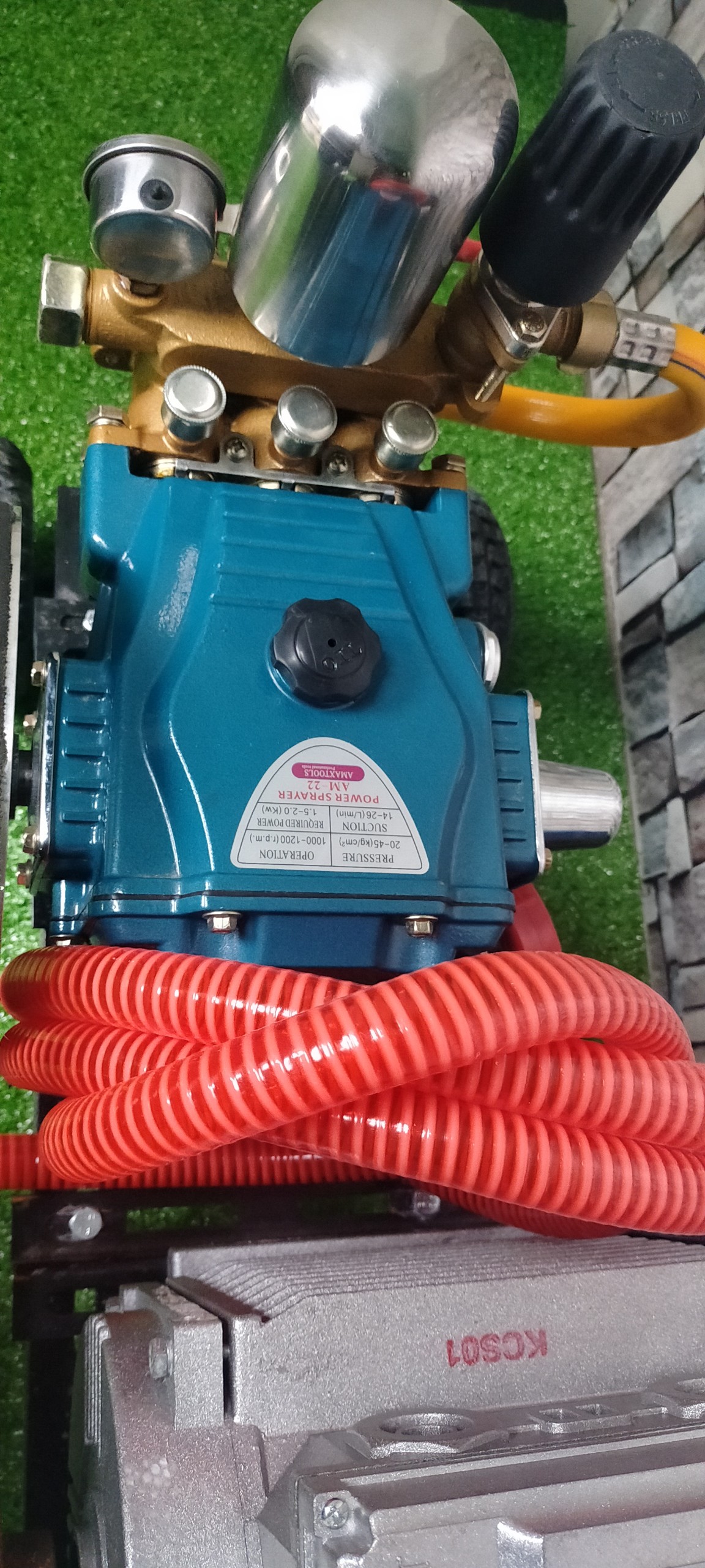 BỘ MÁY XỊT RỬA XE KÉO DÂY CUDROA AMAXGOLD AM22 - HÀNG CHÍNH HÃNG
