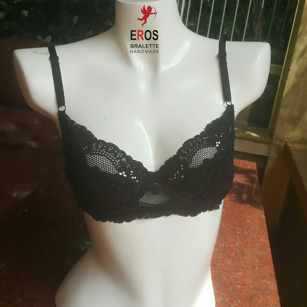 Áo lót Bralette thiết kế có gọng ko mút vải ren dễ thương của Eros đủ màu đủ size có đệm mút mỏng tháo rời.