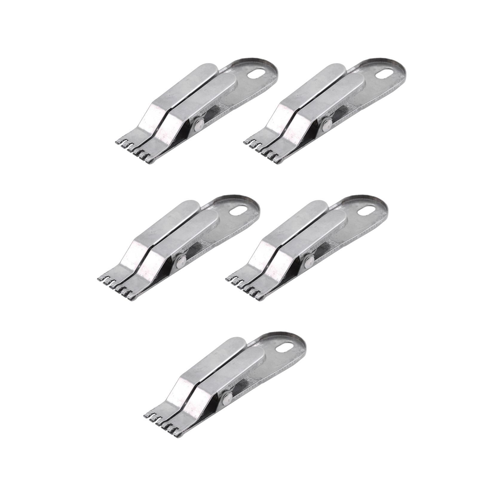 5 Pieces Live Maggot Hook Clip Baits Hangers Fishing Accessories Portable