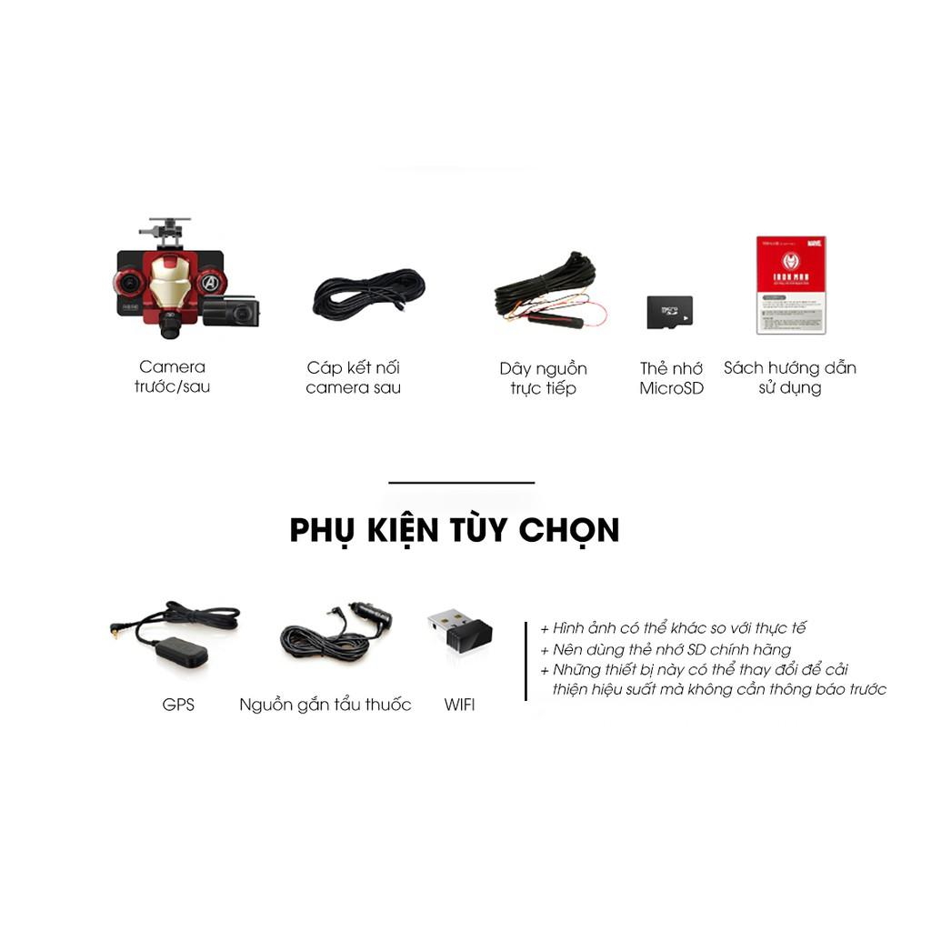 CAMERA HÀNH TRÌNH GNET HÀN QUỐC IRON MAN SIÊU ANH HÙNG HỒI SINH