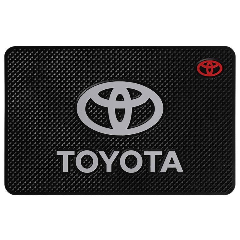 Thảm tấm cao su chống trơn trượt điện thoại,tượng phật,nước hoa đồ dùng trên xe ô tô 20x13cm