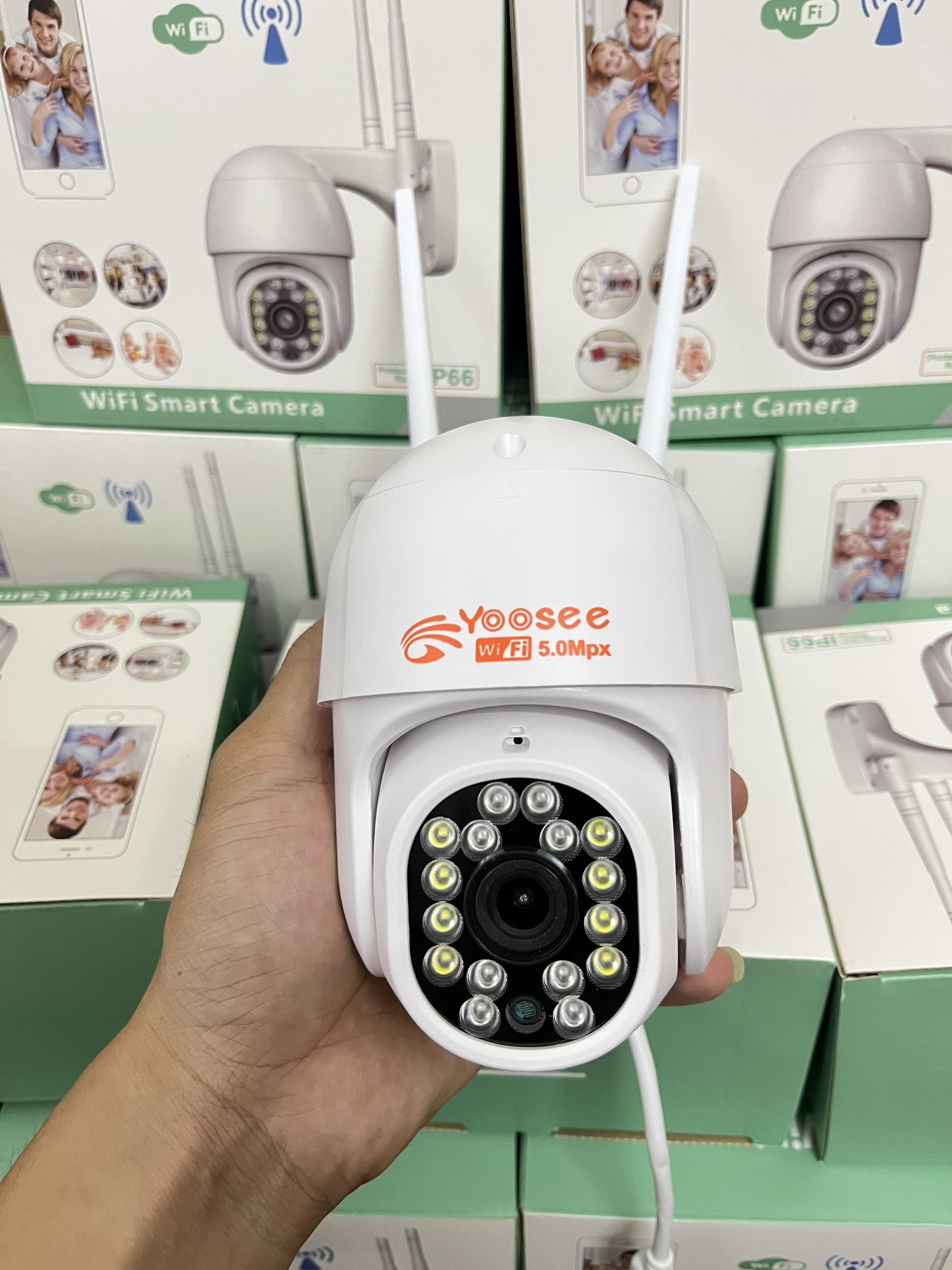 CAMERA Yoosee Ngoài Trời Trong Nhà 3.0Mpx Cao Cấp FullHD 1920 x 1080 Sắc Nét Hỗ Trợ Wifi IP Từ Xa Hàng Nhập Khẩu