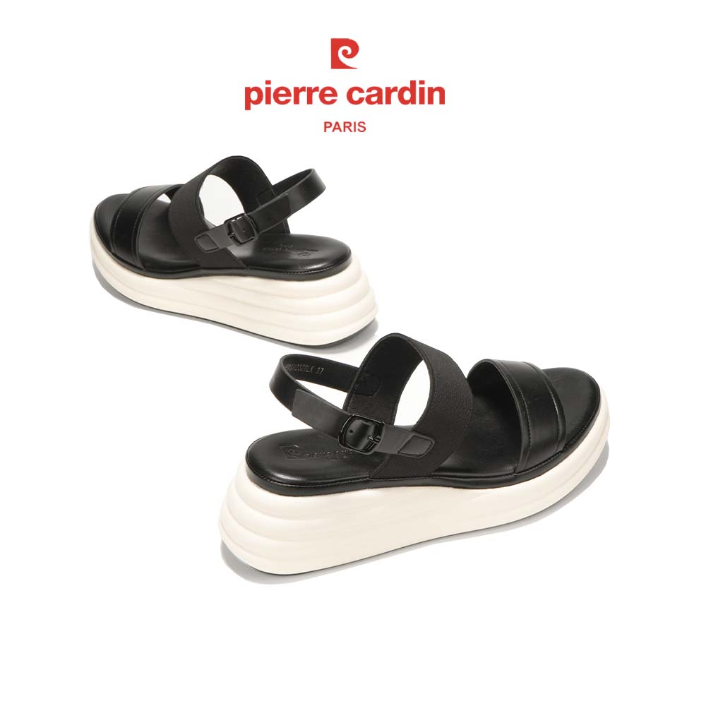 Sandal Nữ Da Bò Quai Ngang Pierre Cardin - PCWFWS232