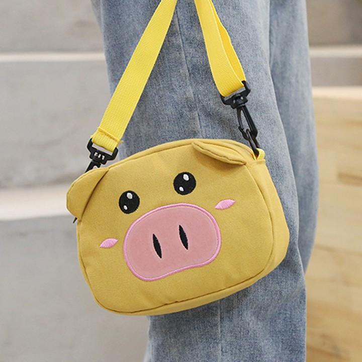 Túi đeo vai nữ Messenger Mặt Heo Ohazo! - T61