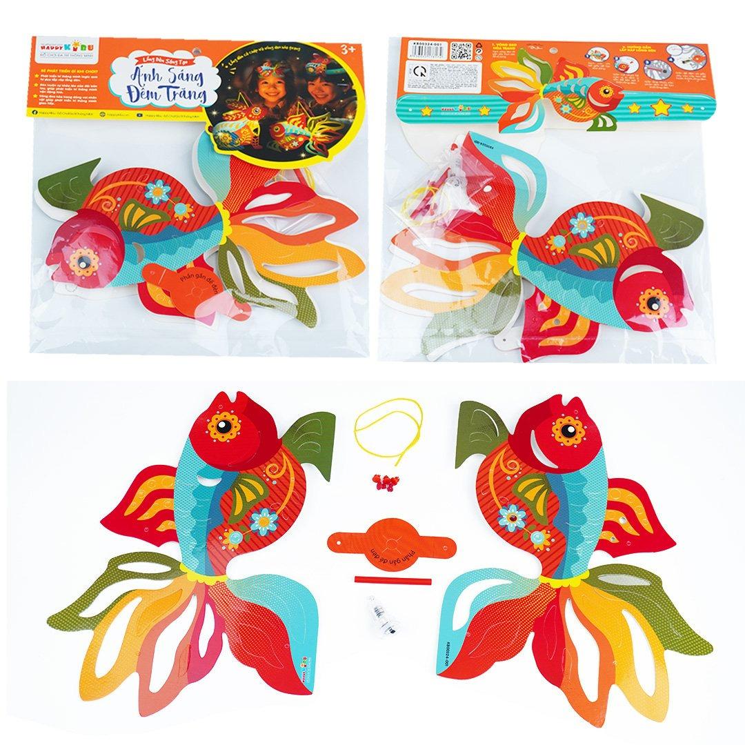 Lồng Đèn Sáng Tạo - Ánh Sáng Đêm Trăng - Hình Cá - Happy Kibu KB00324-001