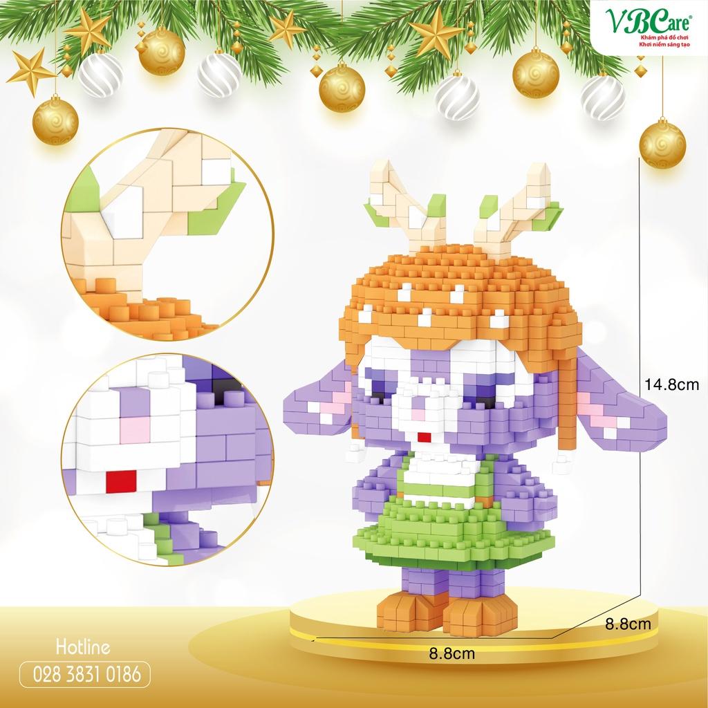 Đồ chơi micro blocks xếp khối tuần lộc Noel VBC-7183A