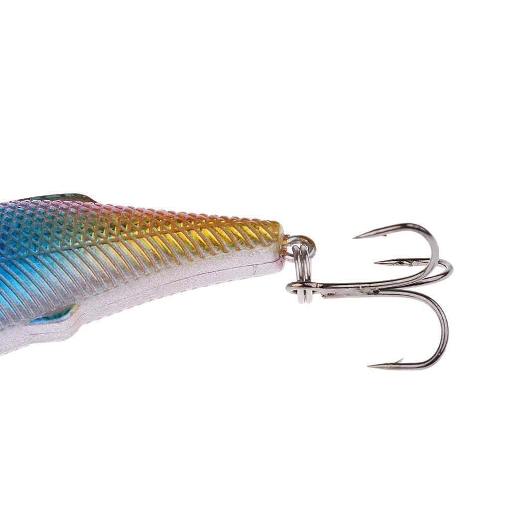 Life-like Fishing Lures Artificial Bait Plastic Hard Baits Hook Crankbait