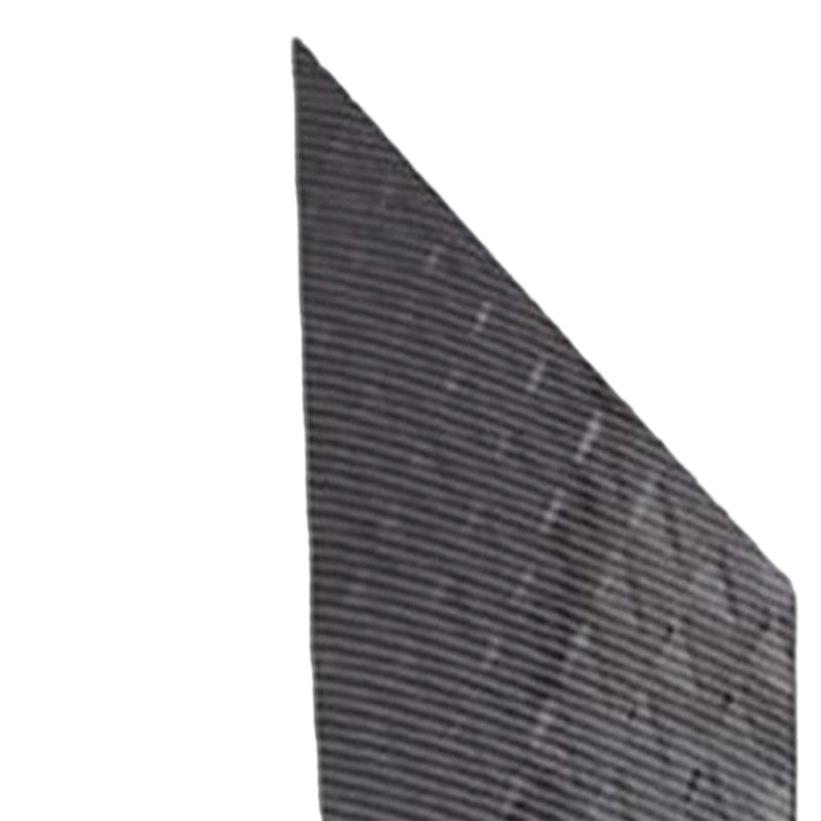 Rear Spoiler Wing Side Window Trim Covers Carbon Fiber