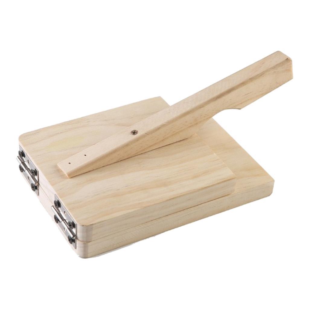 Wooden  Press Dumpling Skin Presser  Pastry Maker Pressing Tool