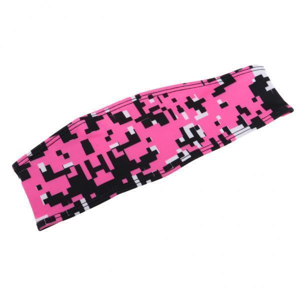 2-3pack Men Women Sports Yoga Gym Sweatband Headband Stretch Hair Band Rosy