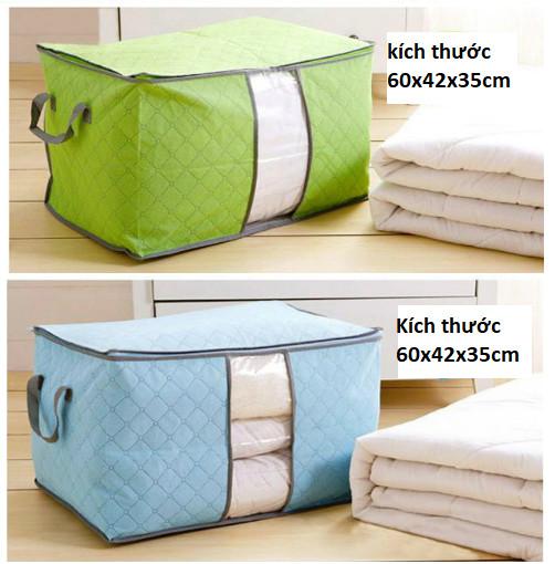 Túi Đựng Chăn Màn Dáng Ngang , Đựng Quần Áo, Đồ Tiện Dụng - Free Ship Toàn Quốc