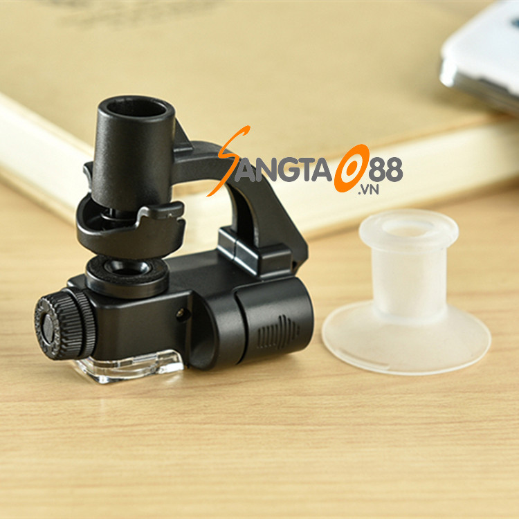 Kính lúp cầm tay 90x có đèn hỗ trợ sửa chữa đa năng cao cấp