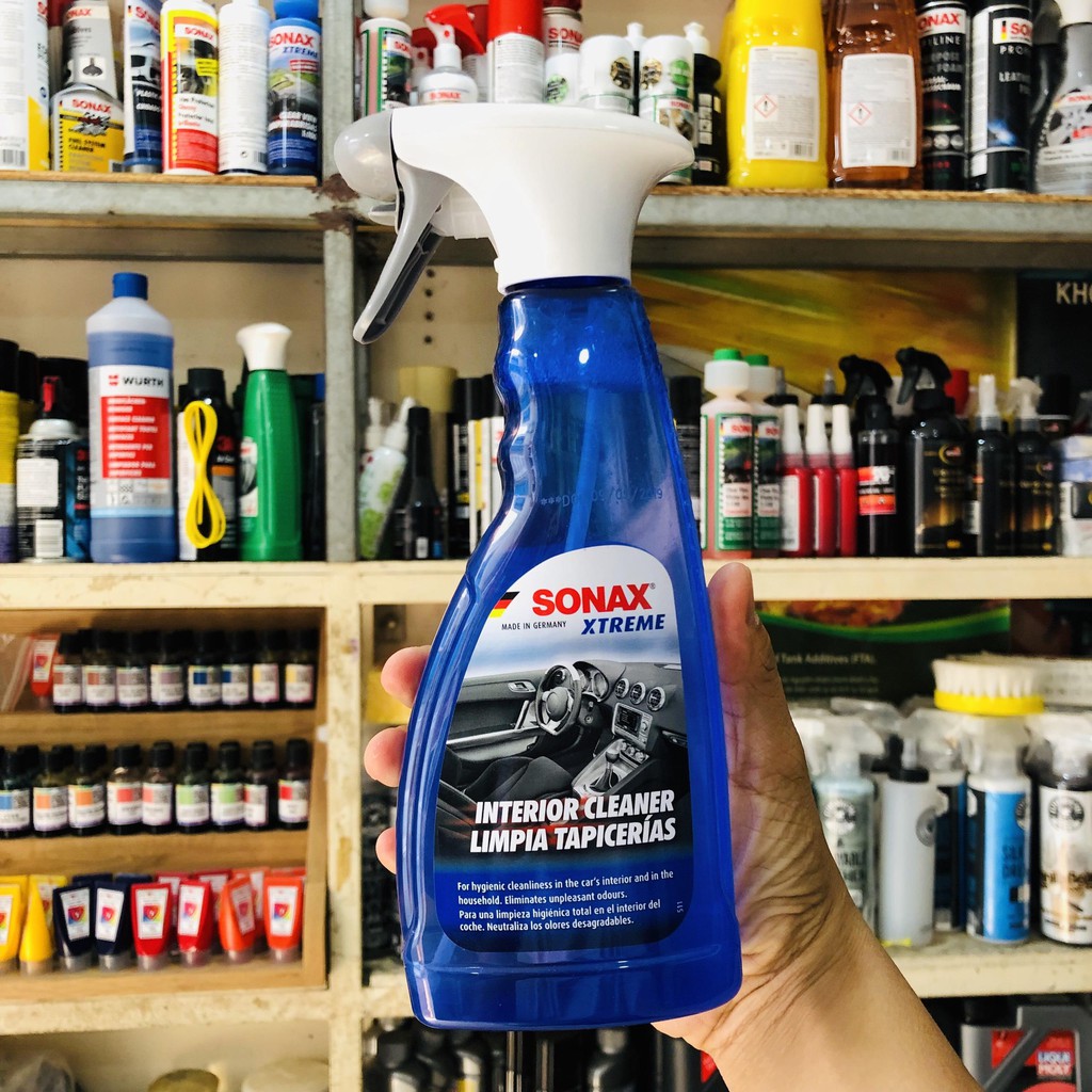 Dung Dịch Làm Sạch Khoang Nội Thất Xe Xtreme Có Khử Mùi SONAX Xtreme Interior Cleaner 221241 (500ml) – Hàng Đức Chính Hãng