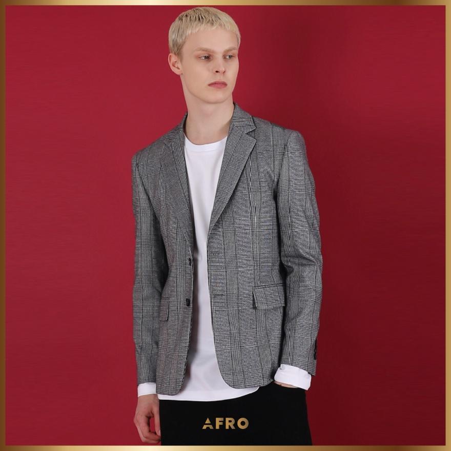 ÁO BLAZER KẺ GHI NÂU THỜI TRANG HÀN QUỐC 006247