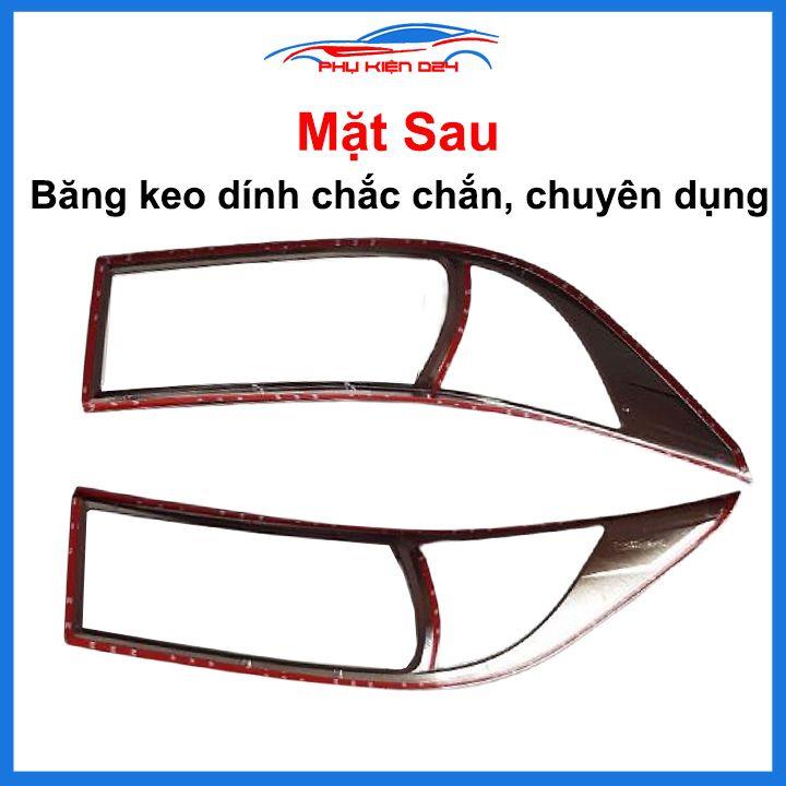 Ốp viền đèn pha hậu mạ crom Innova 2012-2015, 2017-2018-2019-2020-2021 chống trầy trang trí bảo vệ xe